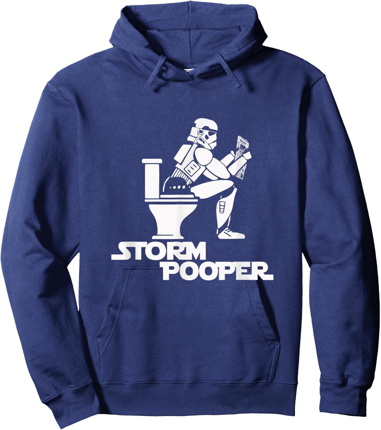 Storm Poopers Funny Parody Men's - GameTeez Hoodie - Hoodie | Navy