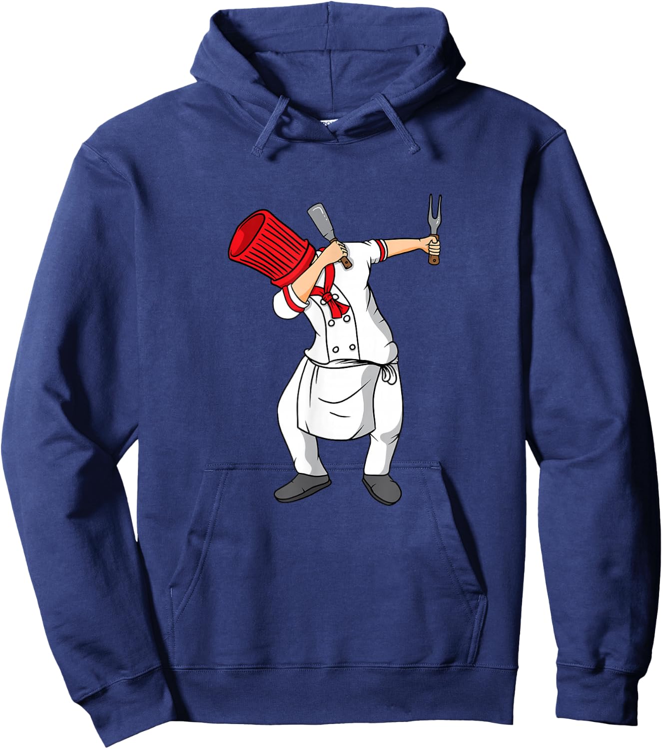 Dabbing Hibachi Chef Funny Hoodie - Hoodie | Navy