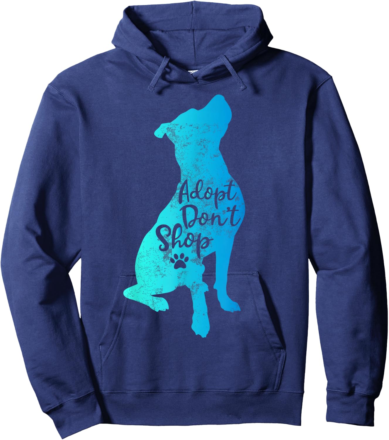 Pitbull Adopt Don't Buy Pitbulls Cute Mom Hoodie - Hoodie | Navy