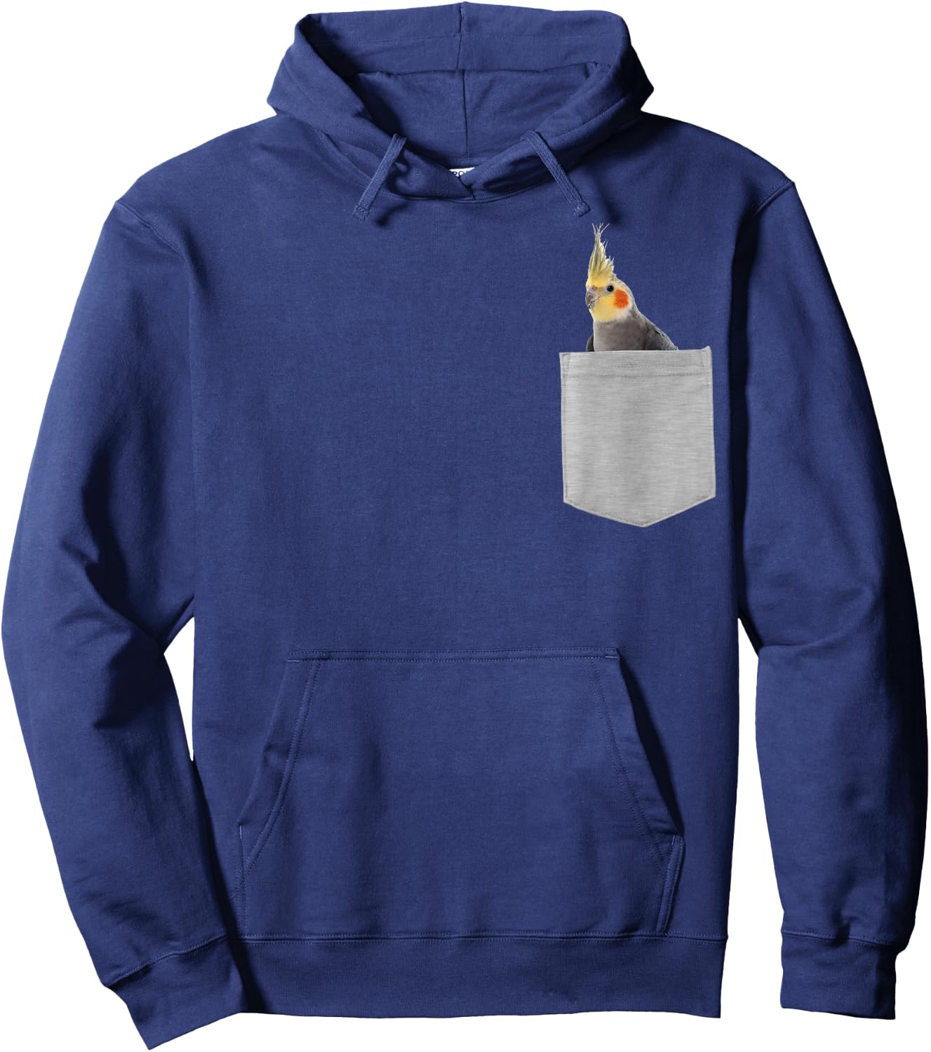 Animal in Your Pocket Cockatiel Bird Hoodie - Hoodie | Navy