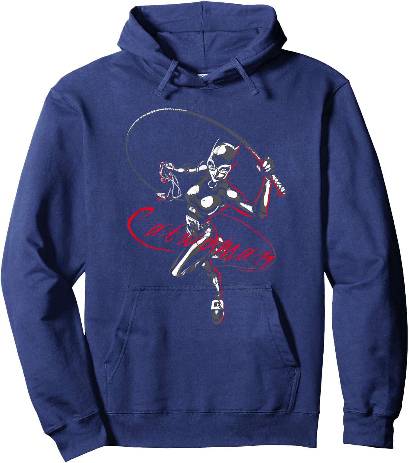 Batman Catwoman Kitten With a Whip Hoodie - Hoodie | Navy