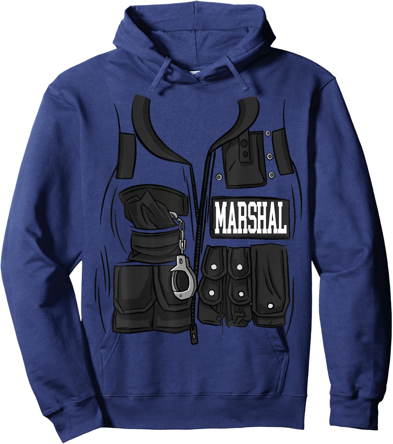 US Marshal Funny Halloween Costume US Marshal Hoodie - Hoodie | Navy