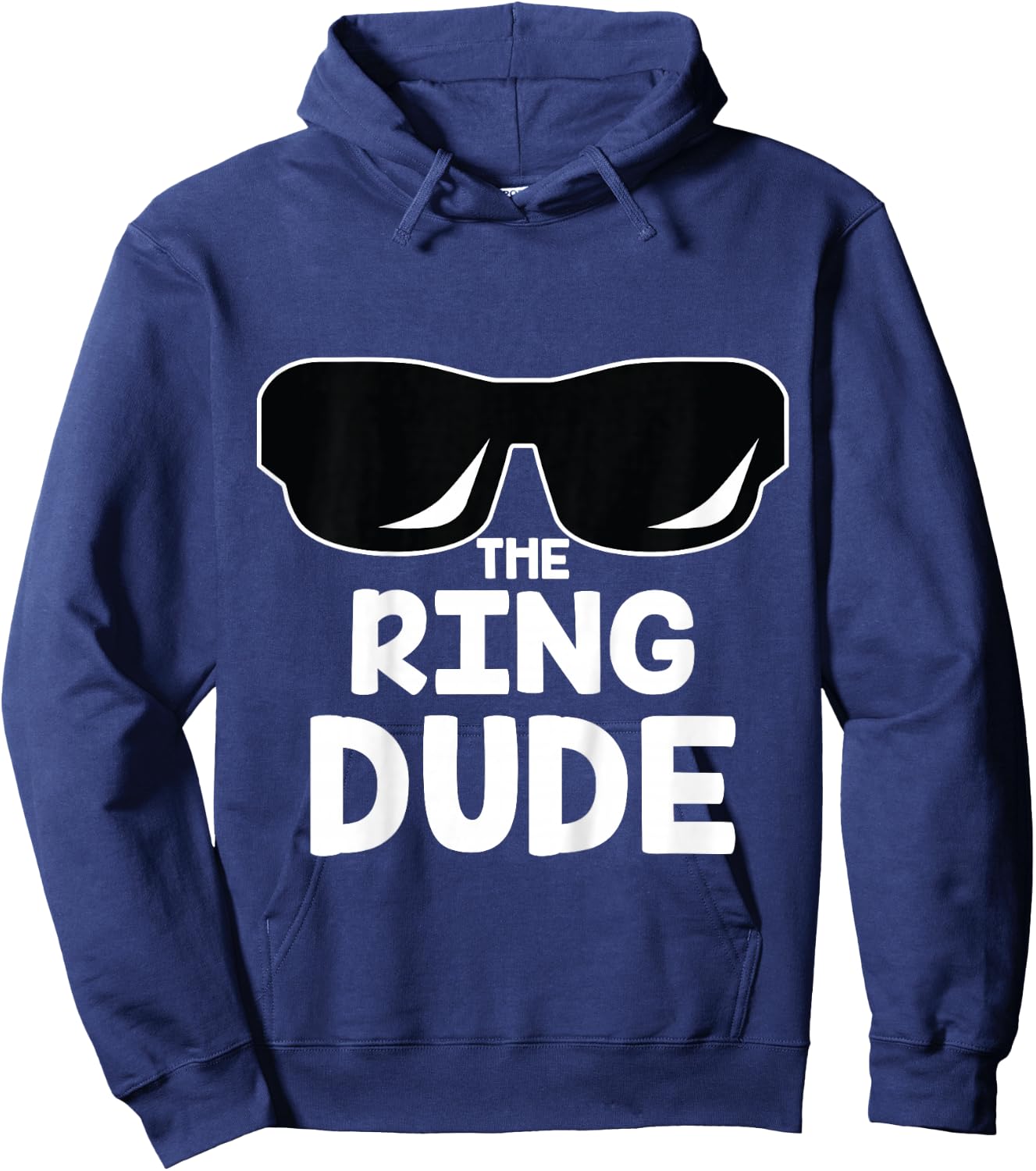 The Ring Dude | Cute Boys Wedding Ring Bearer Hoodie - Hoodie | Navy