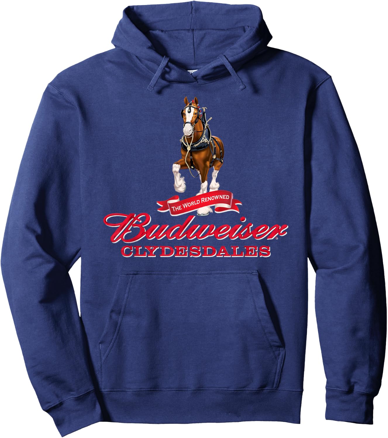Budweiser 'The World Renowned Clydesdales' Hoodie - Hoodie | Navy