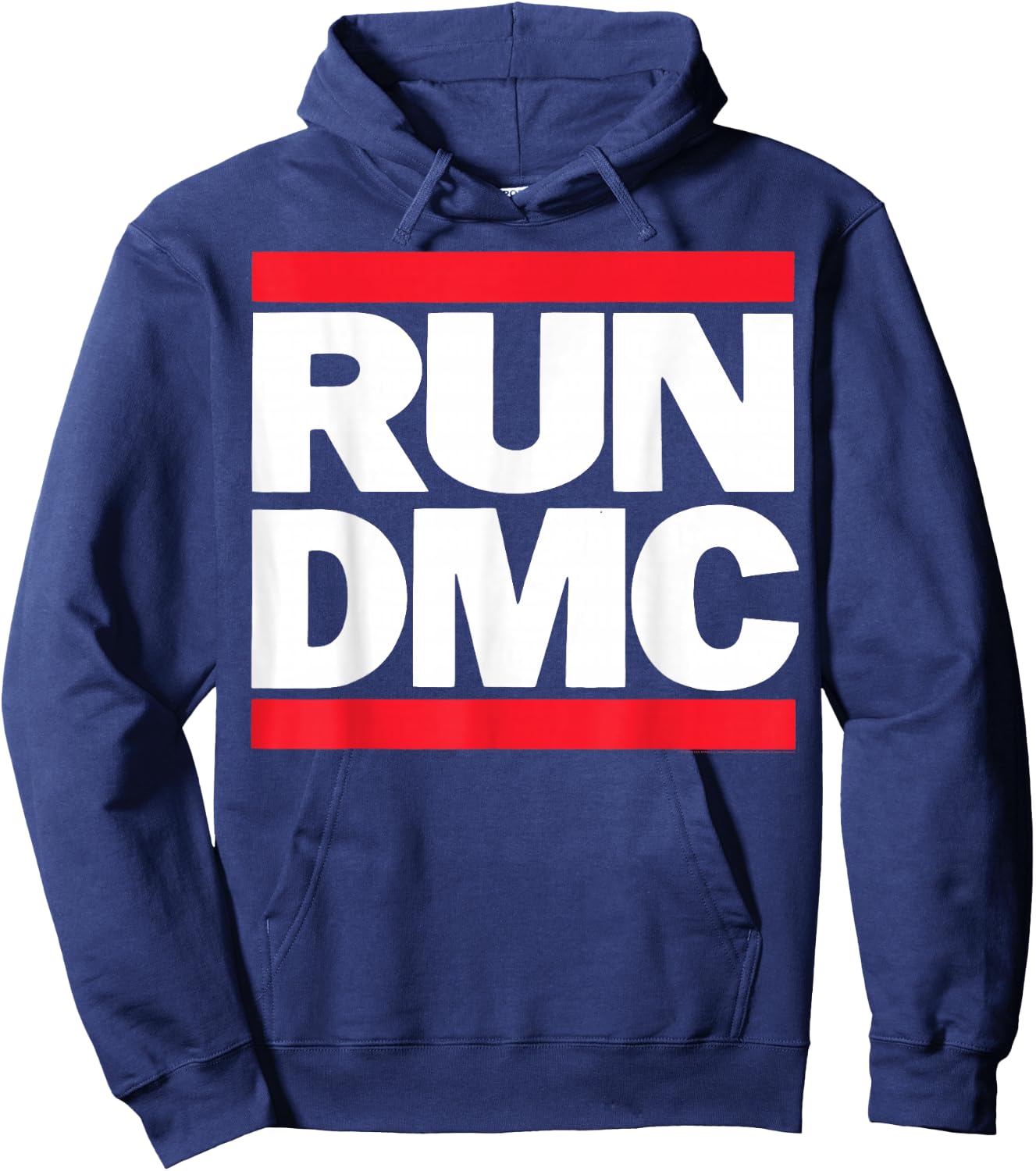 Run DMC Official Logo Hoodie - Hoodie | Navy