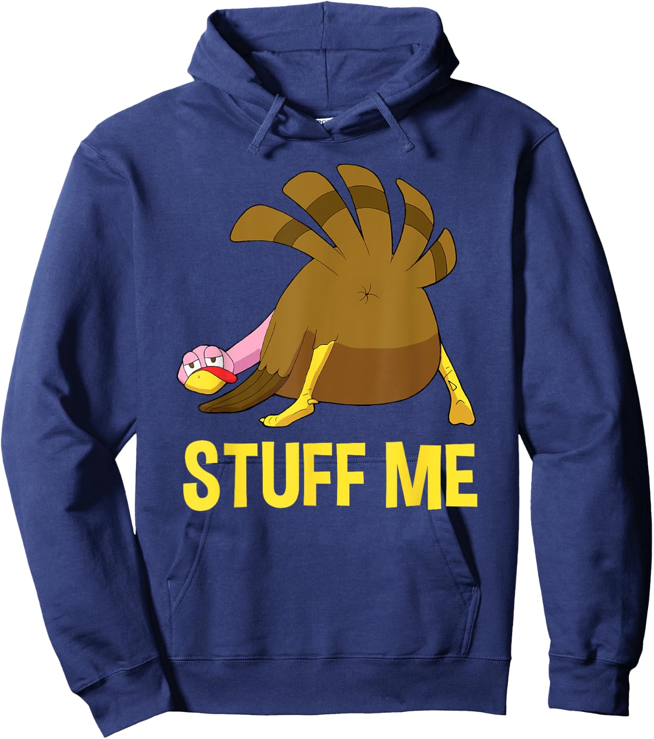 Funny Thanksgiving Funny Adult Humor Hoodie - Hoodie | Navy