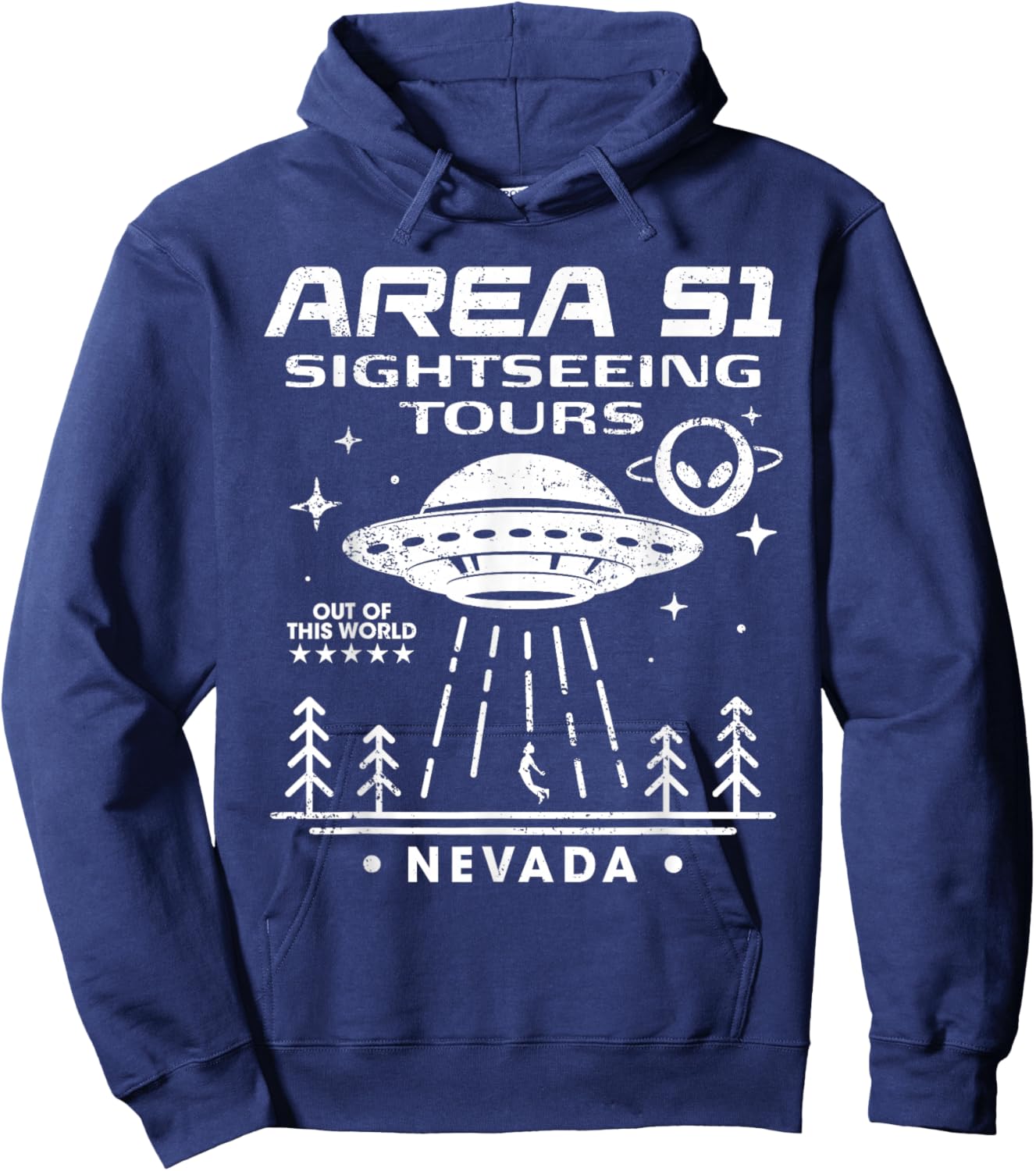Area 51 Sightseeing Tours Hoodie - Hoodie | Navy