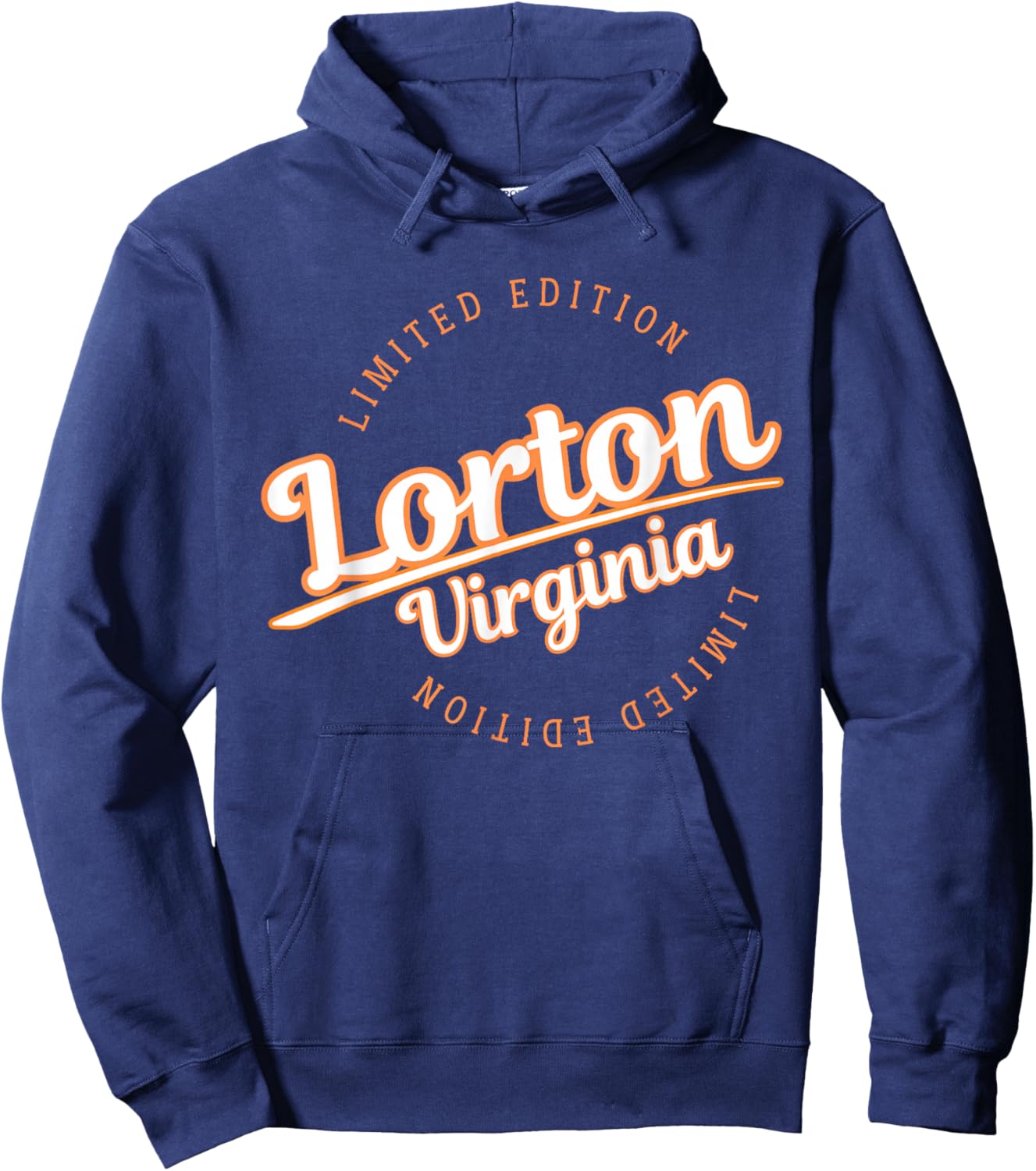 Retro Athletic Lorton VA Apparel Hoodie - Hoodie | Navy