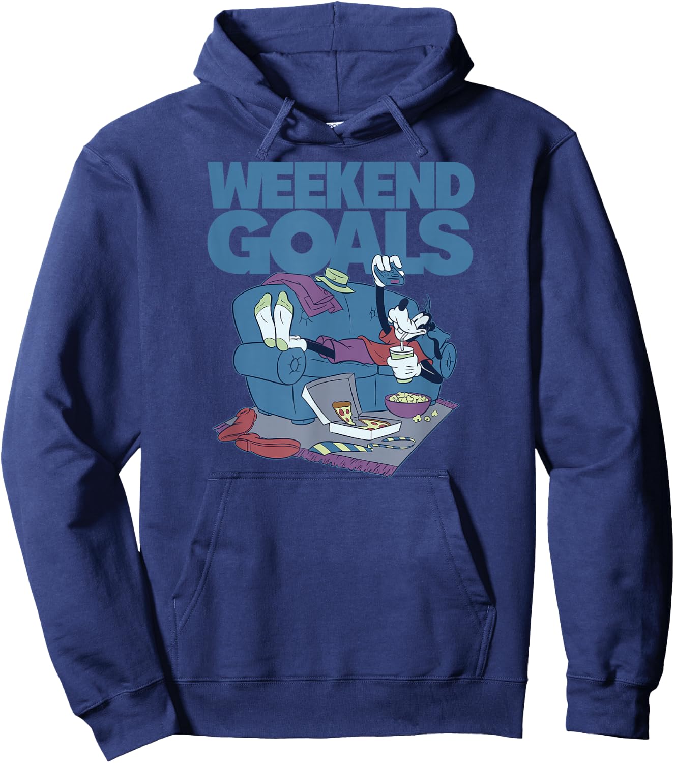Disney - Weekend Goals Goofy Hoodie - Hoodie | Navy