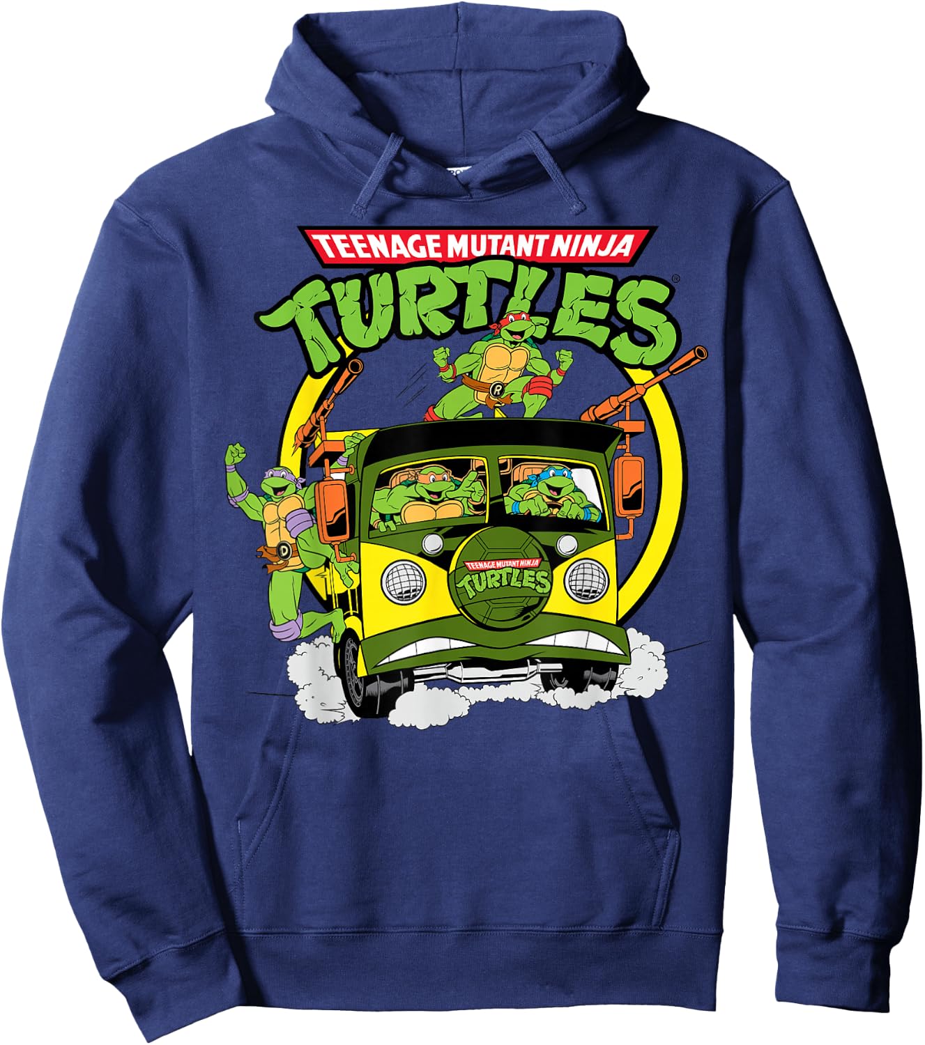 Teenage Mutant Ninja Turtles Truck Speeding Hoodie - Hoodie | Navy