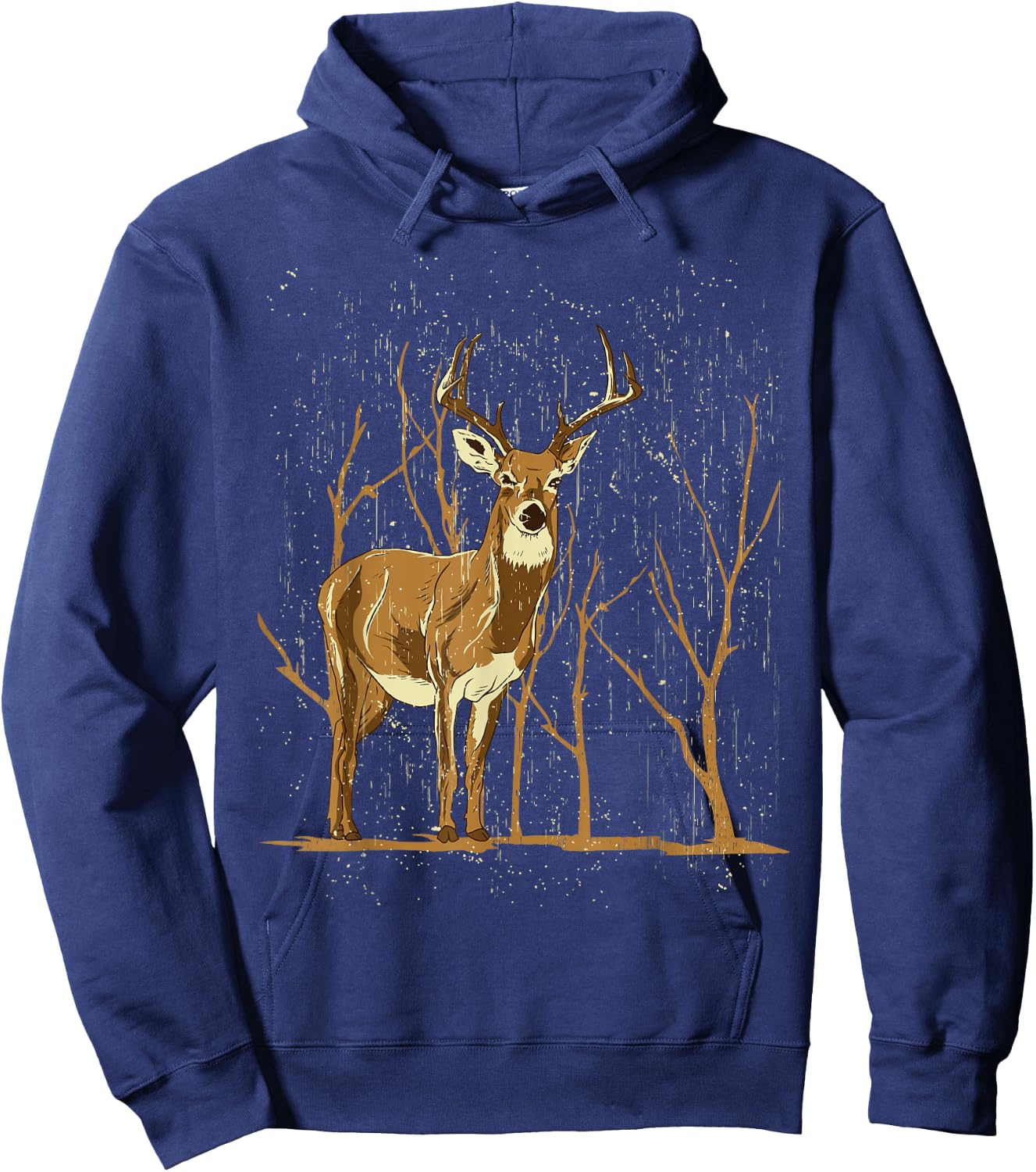 Deer Lover Funny - Deer Hoodie - Hoodie | Navy