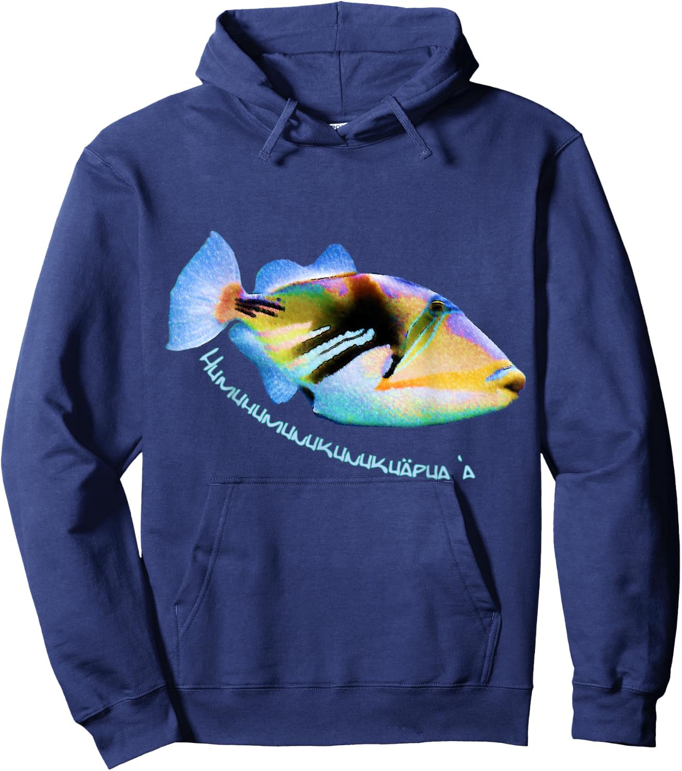 Hawaiian Triggerfish Hawaii Hoodie - Hoodie | Navy
