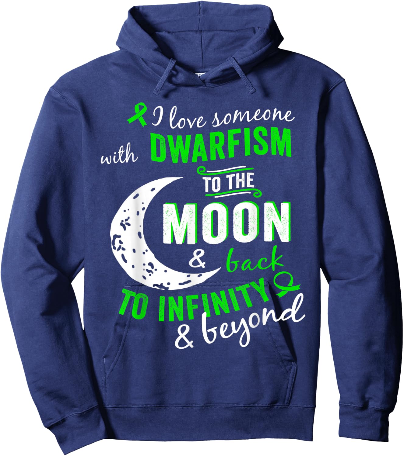 Dwarfism Awareness Shirt Hoodie - Hoodie | Navy