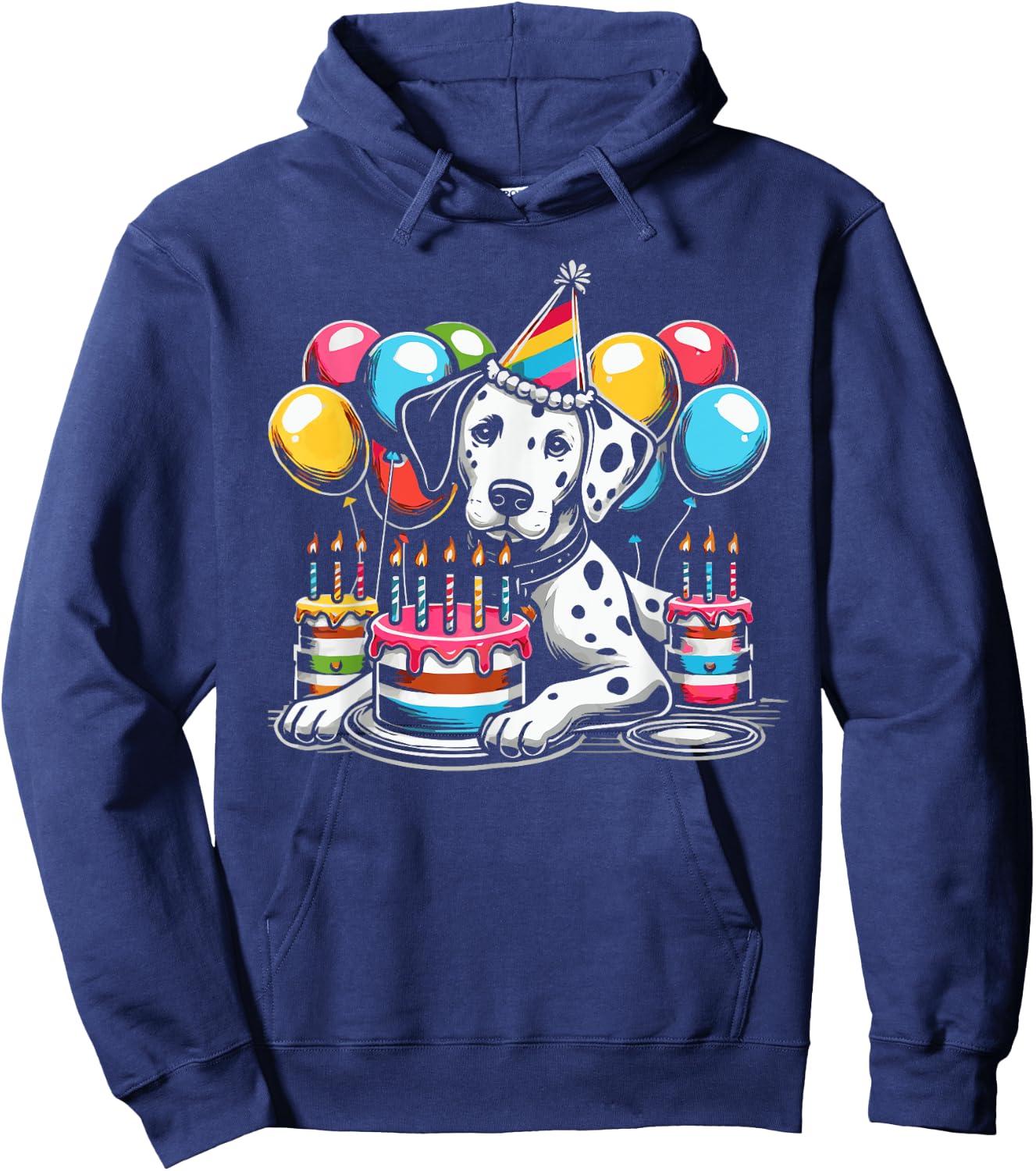 Dalmatian Birthday Party Hoodie - Hoodie | Navy