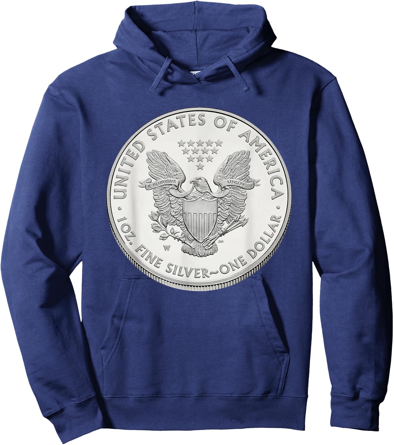 American Eagle Silver Coin Bullion Hoodie - Hoodie | Navy