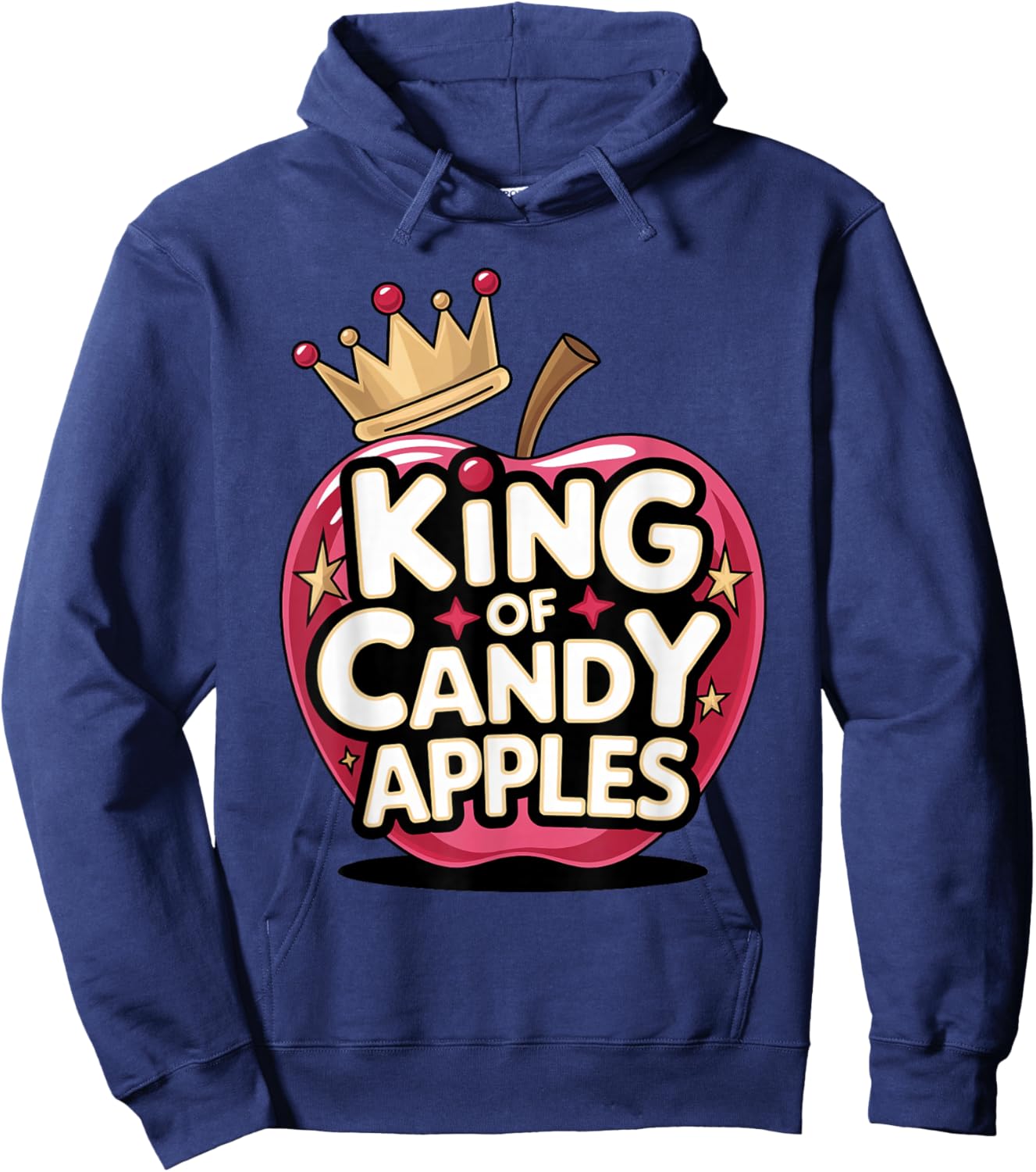 Candy Apples: King Of Candy Apples Hoodie - Hoodie | Navy