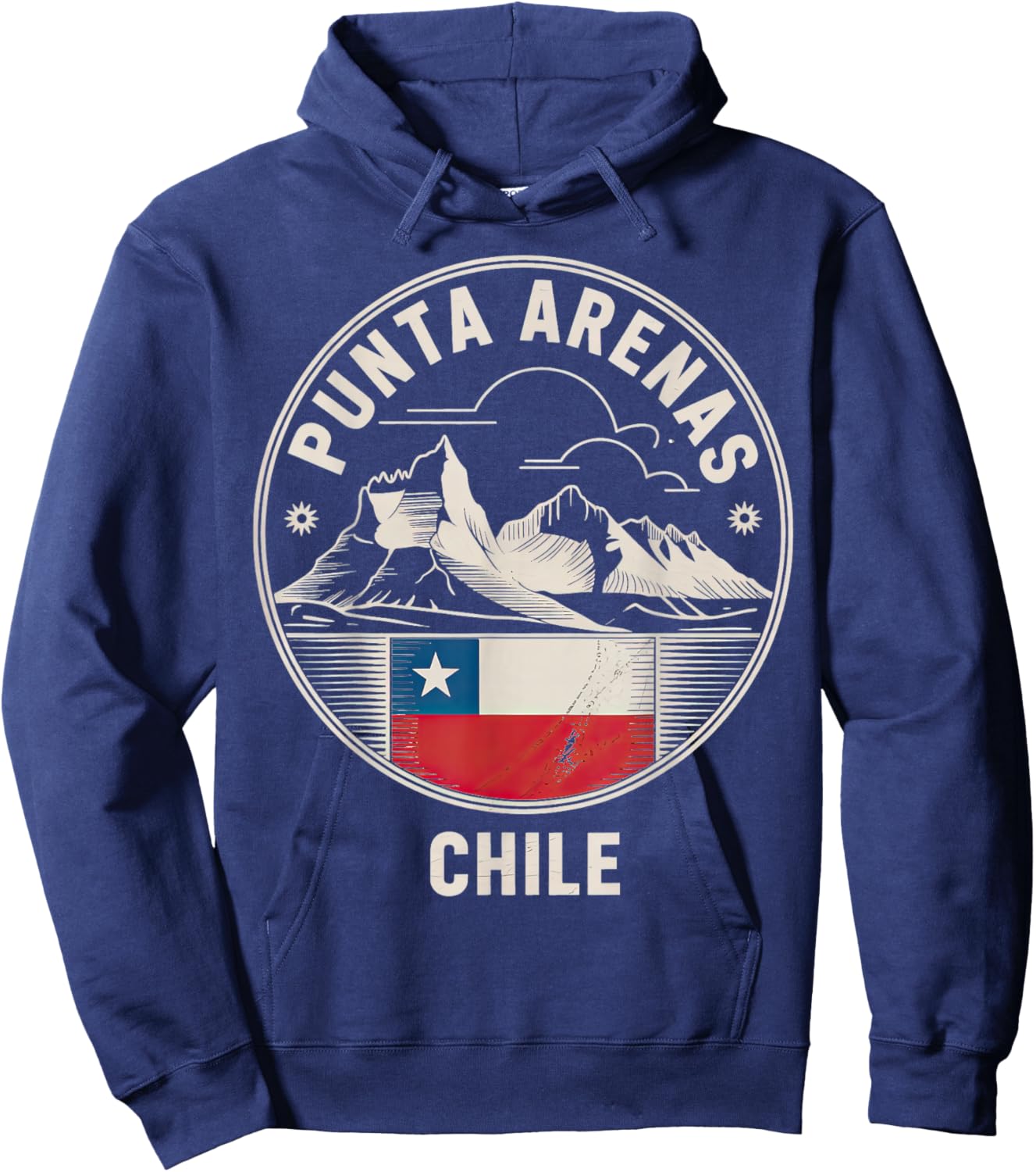Punta Arenas Chile City Travel Design Hoodie - Hoodie | Navy