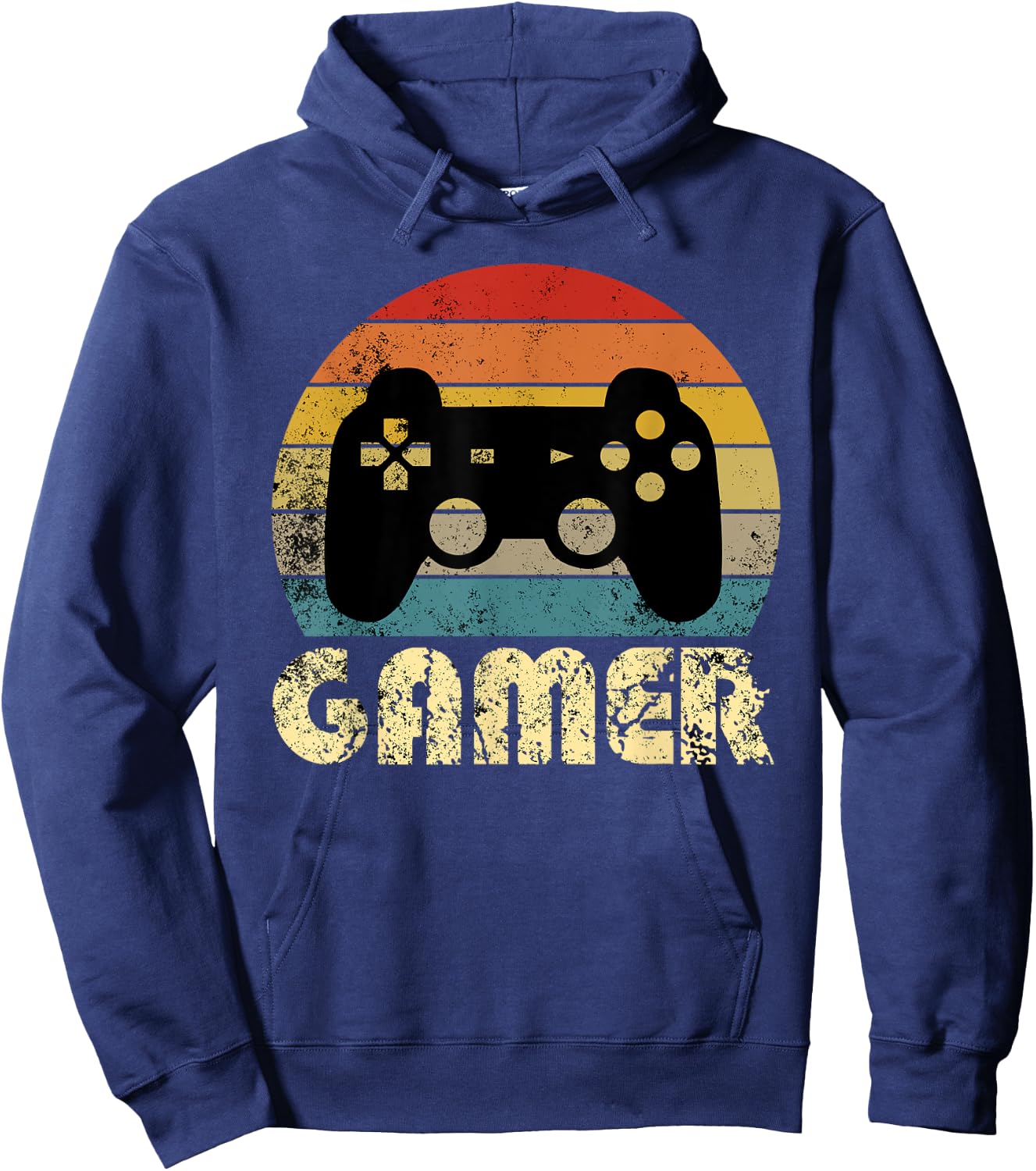 Retro Gamer Video Game Player Boys Teens Men Hoodie - Hoodie | Navy
