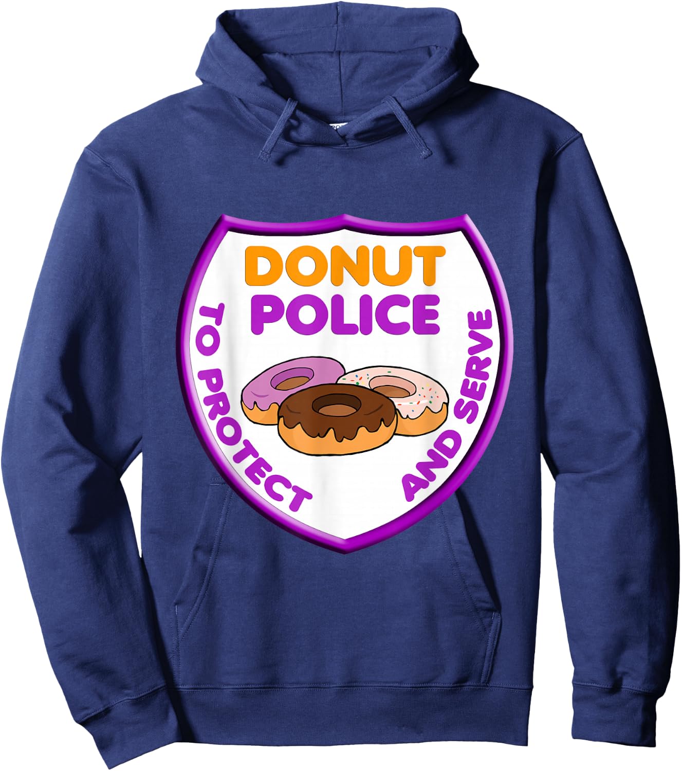 Donut Police Doughnut T Shirt Hoodie - Hoodie | Navy