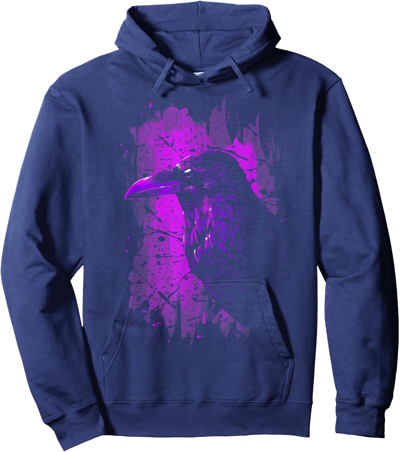 Crow purple colour Hoodie - Hoodie | Navy