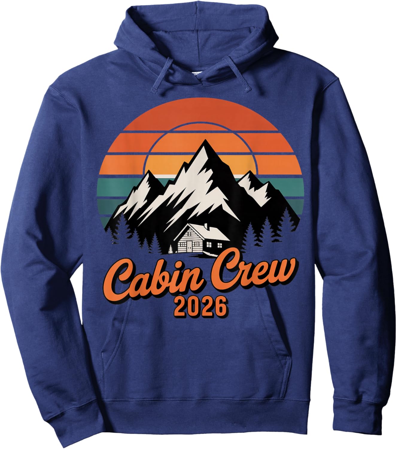 Vacation Mountain Family Group Matching Hoodie - Hoodie | Navy
