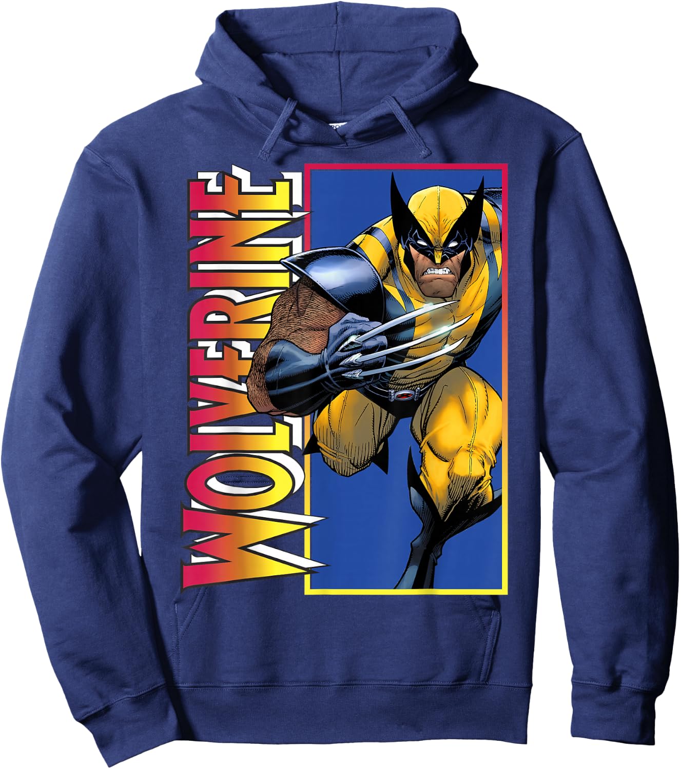 Marvel X-Men Wolverine Classic Gradient Hoodie - Hoodie | Navy