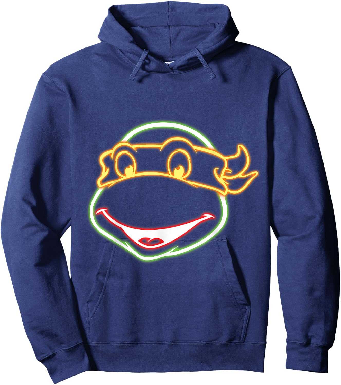 Teenage Mutant Ninja Turtles Neon Ninja Face Hoodie - Hoodie | Navy