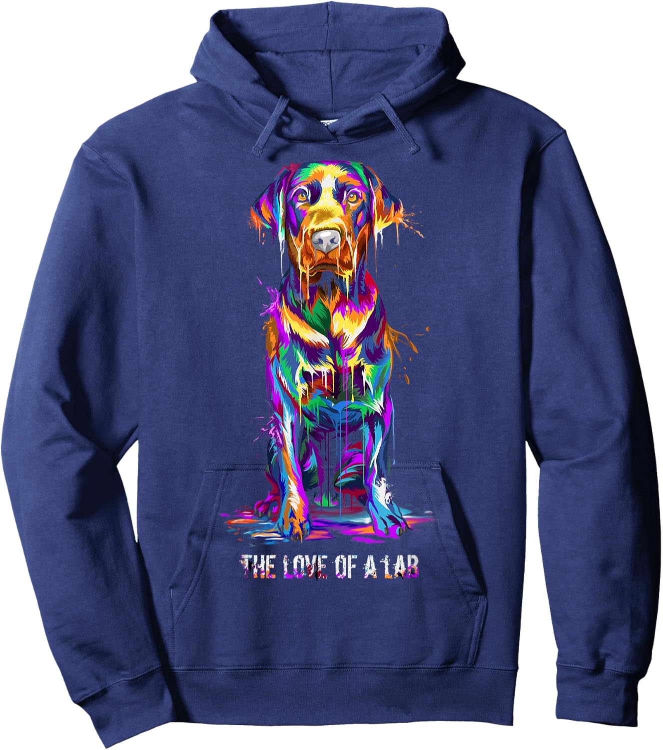 The Love Of Labrador Retriever Hoodie - Hoodie | Navy