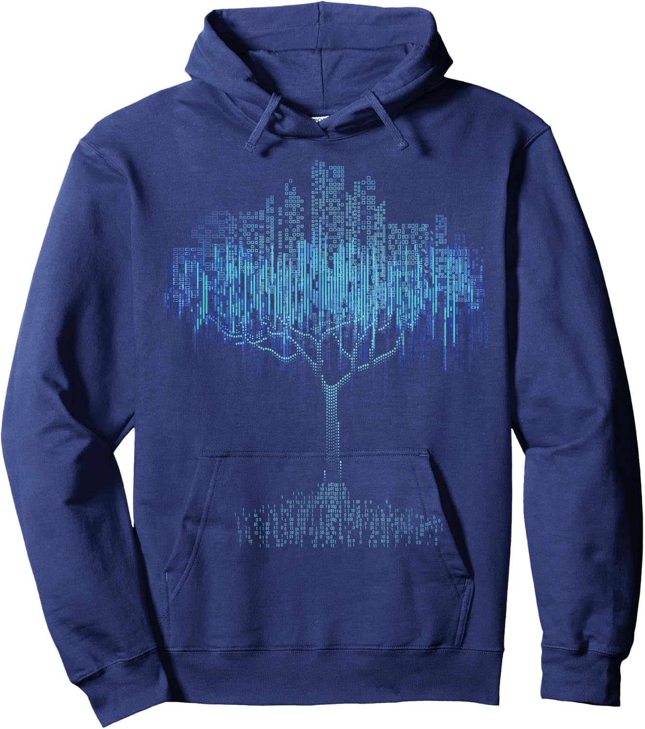 Binary Tree Coding Computer Programmer Hoodie - Hoodie | Navy