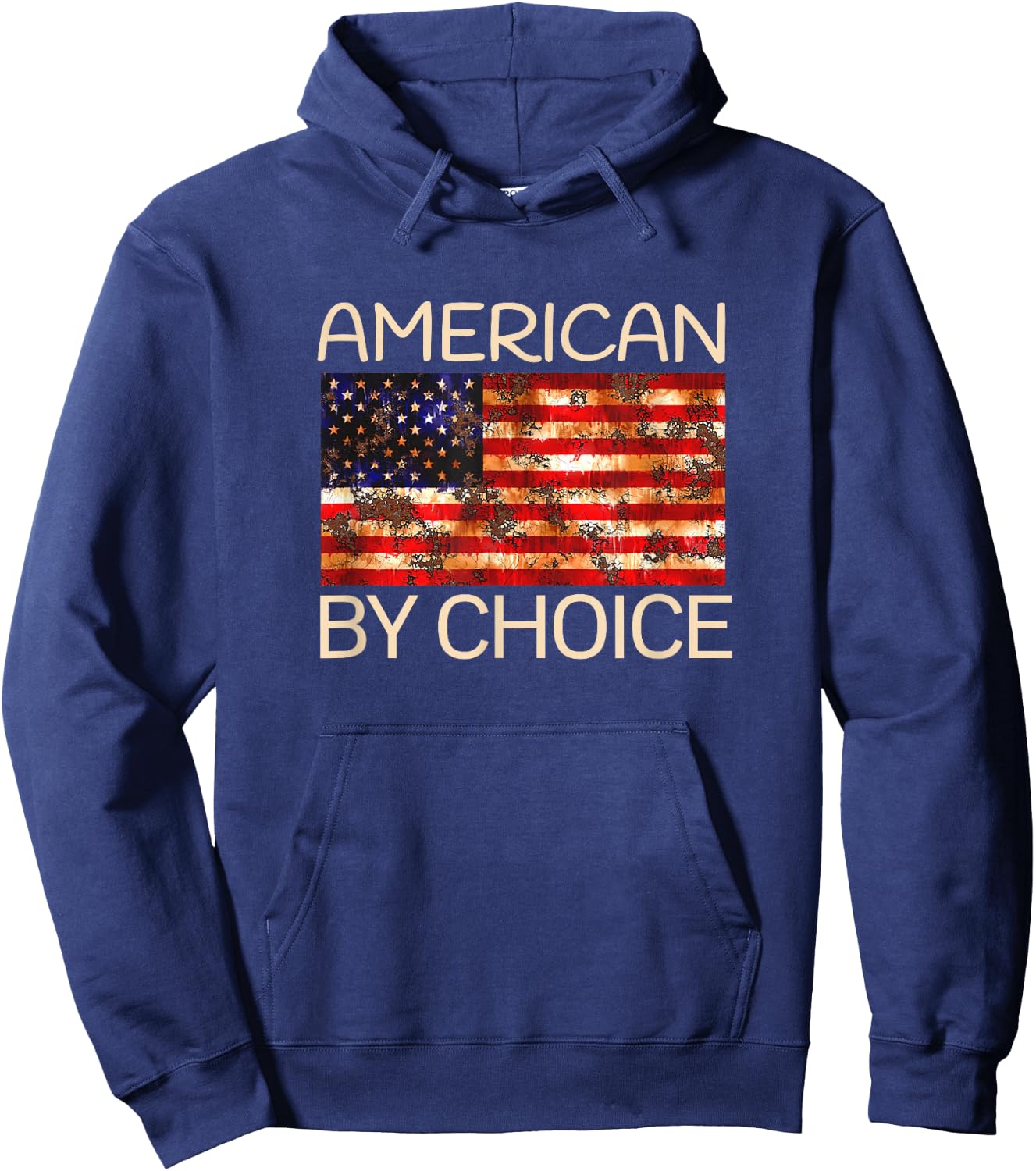 American By Choice US Citizenship Hoodie - Hoodie | Navy