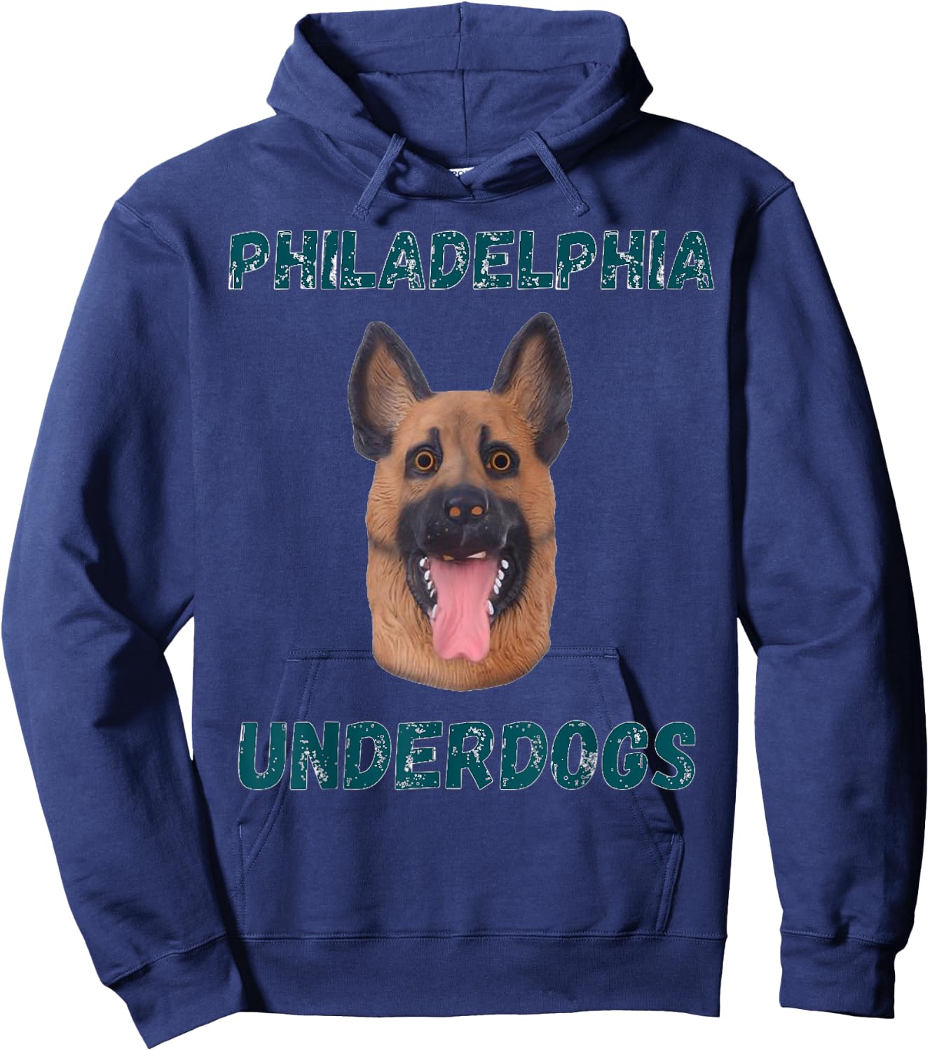 Philadelphia Underdogs T Shirt Hoodie - Hoodie | Navy