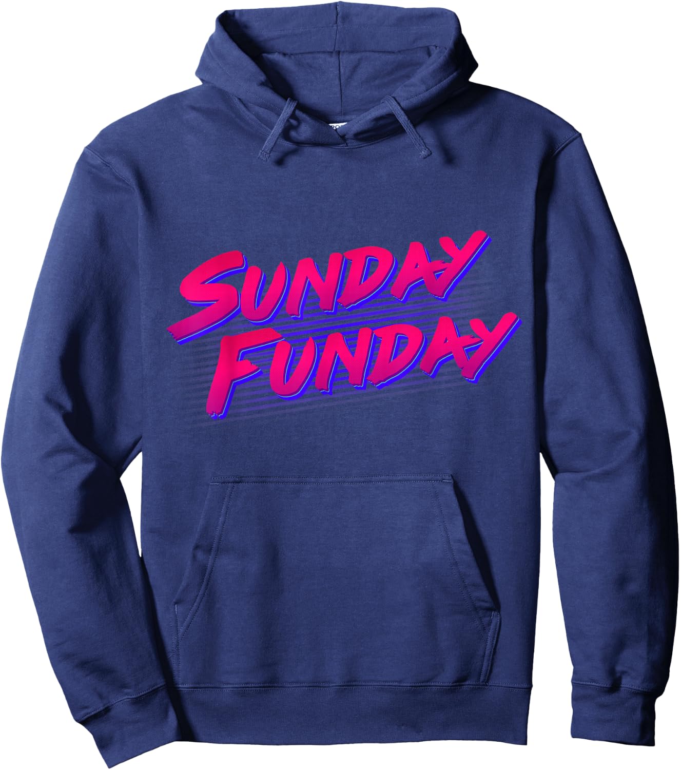 Retro Sunday Funday Hoodie - Hoodie | Navy