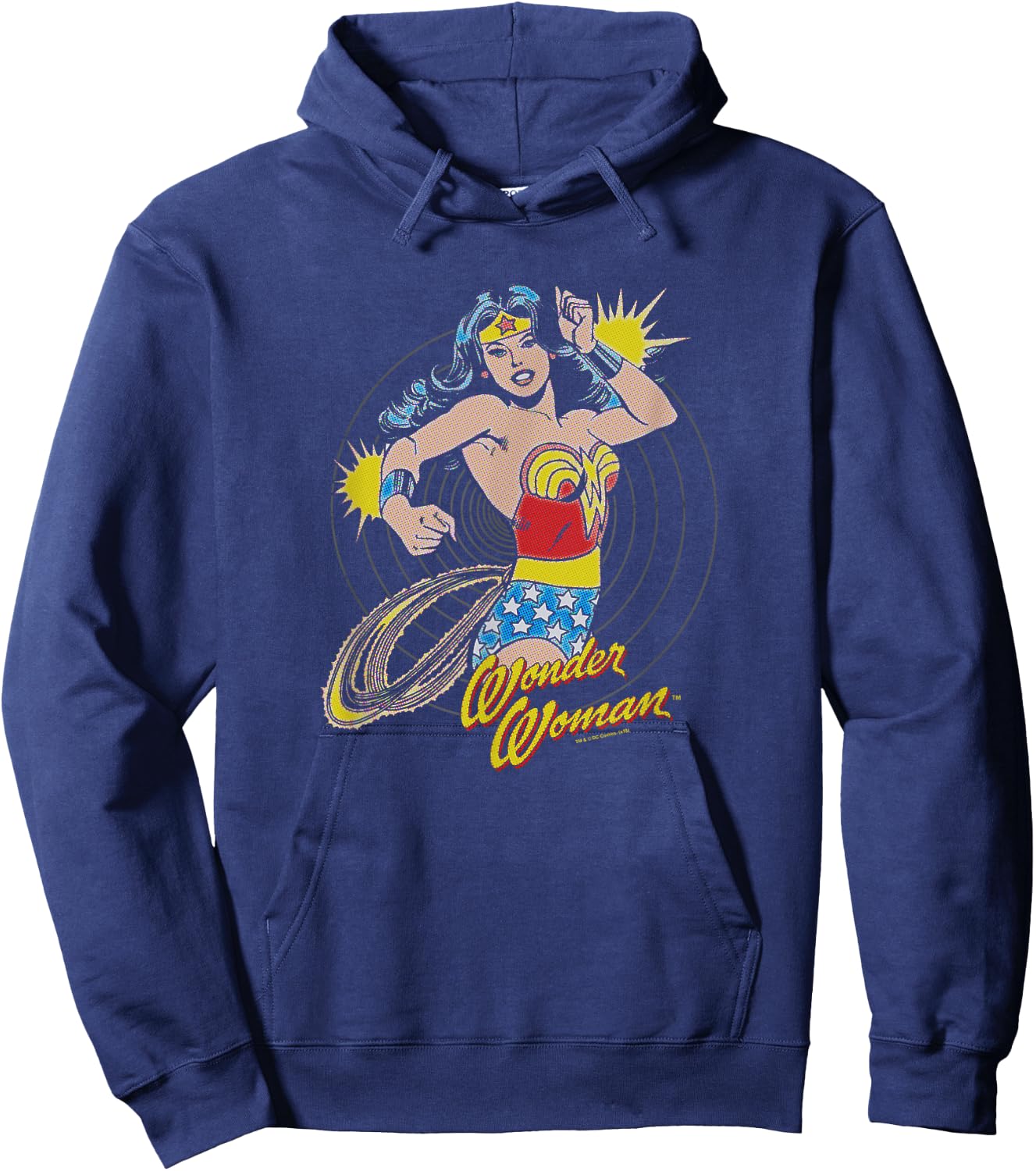 Wonder Woman Spinning Hoodie - Hoodie | Navy