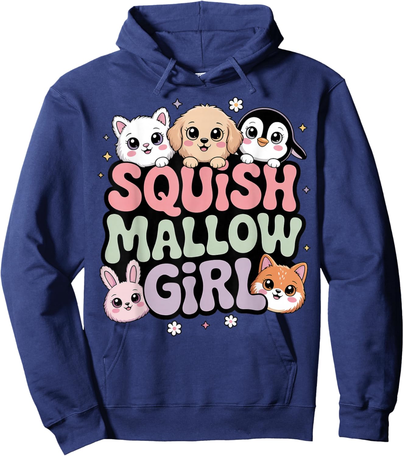 Squish Girl Slime Squish Squad Cute Squishies Hoodie - Hoodie | Navy