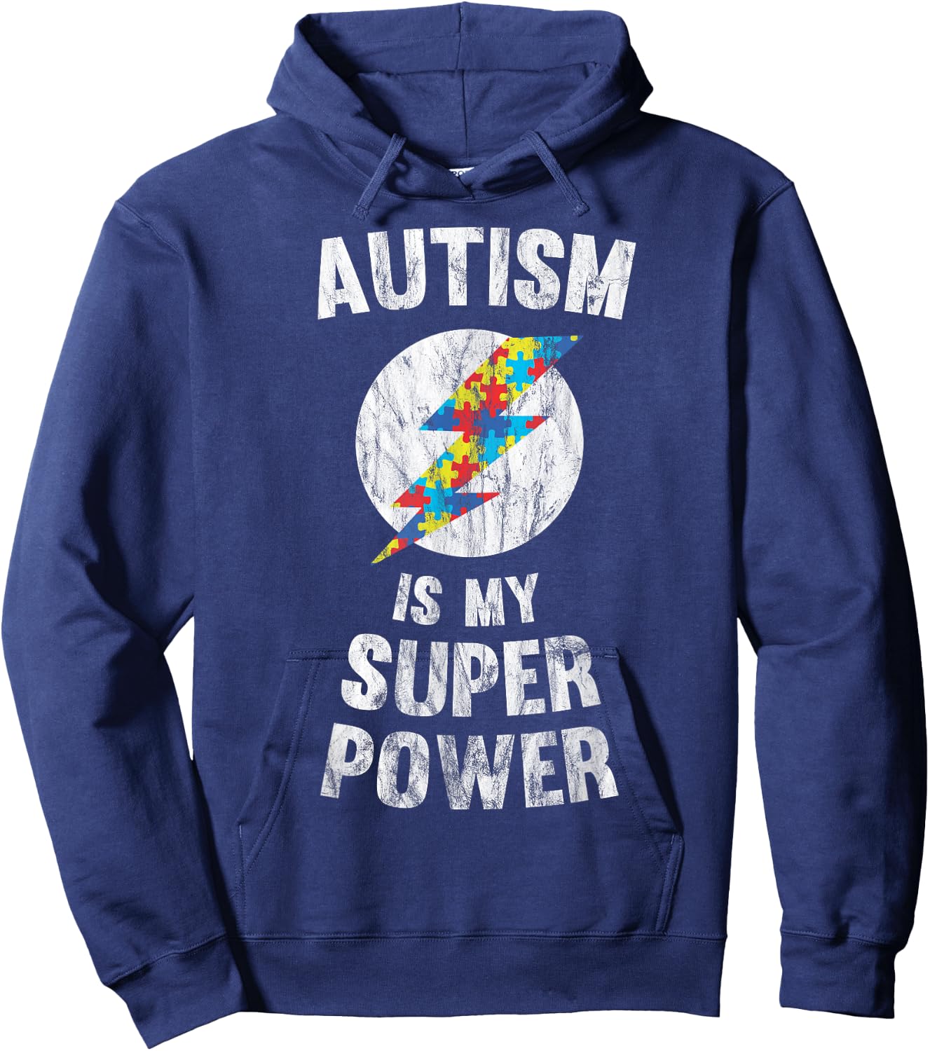 Autism Is My Super Power Hoodie - Hoodie | Navy