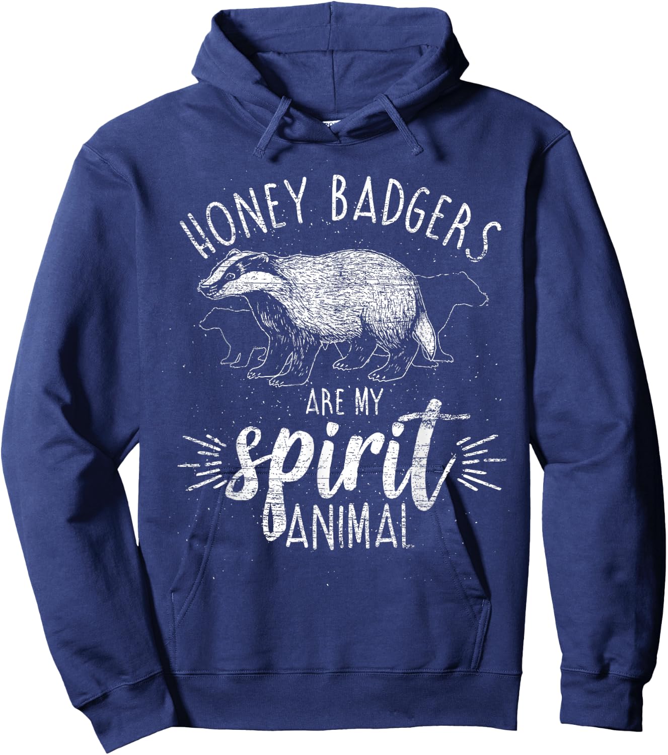 Honey Badger Hoodie - Hoodie | Navy