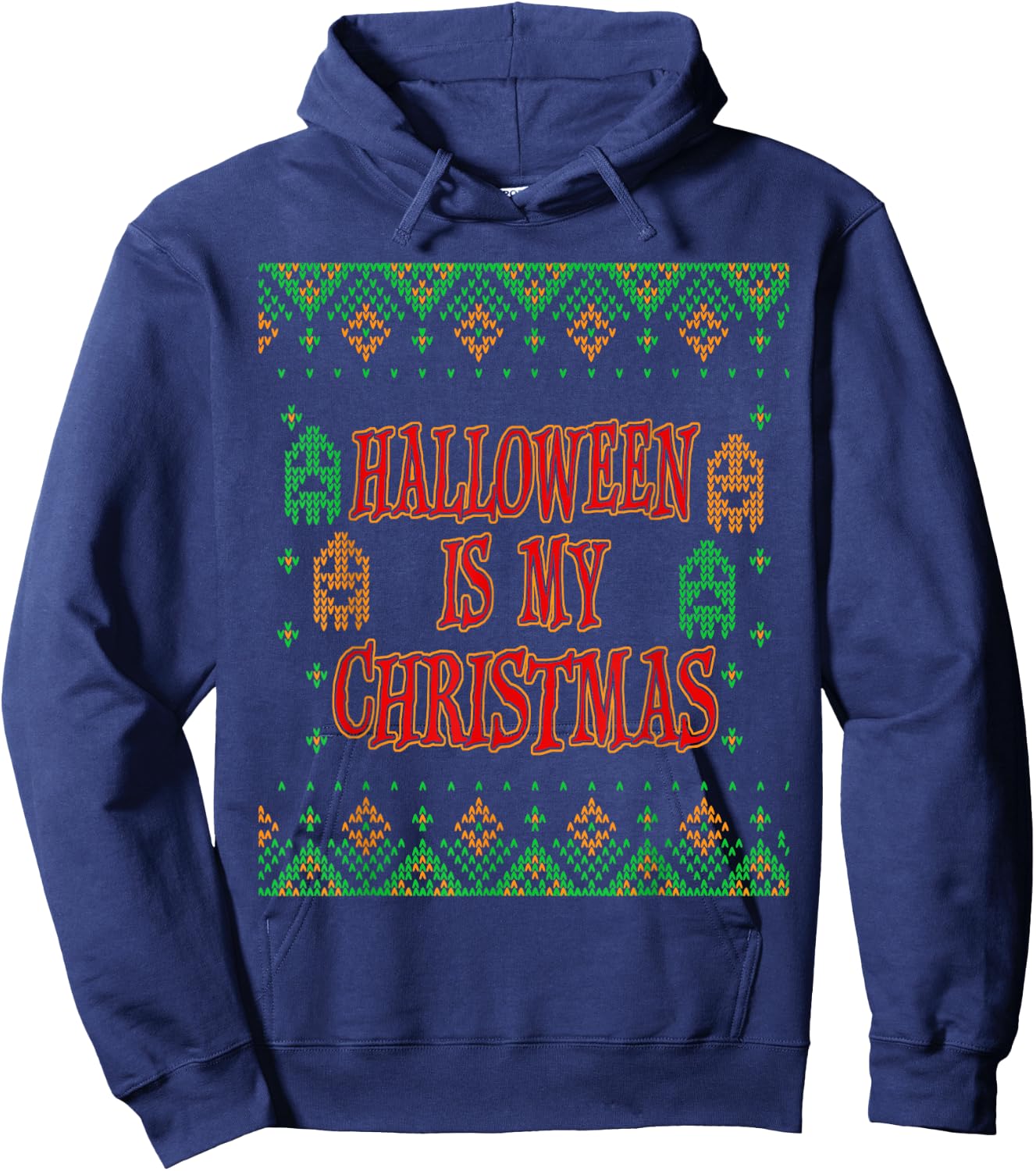 Halloween is my Christmas Hoodie - Hoodie | Navy