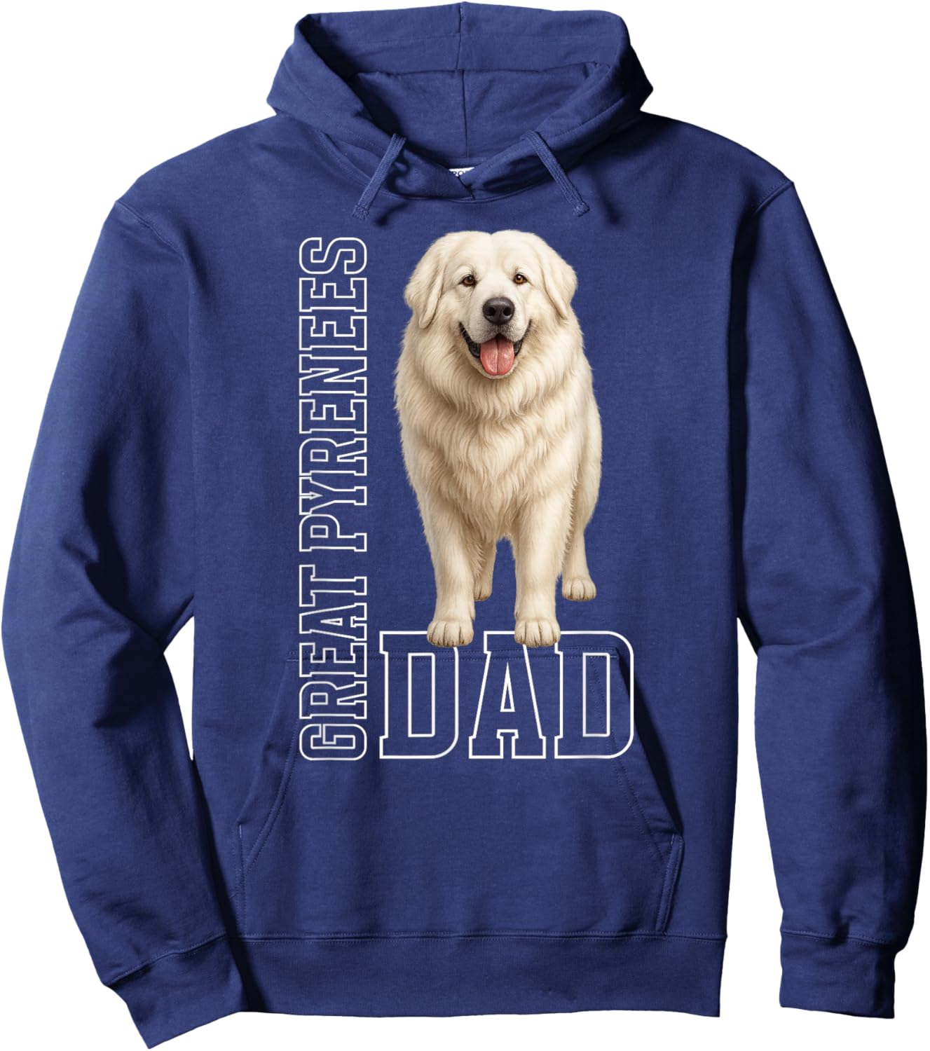 Great Pyrenees Dad Great Pyrenees Owner Hoodie - Hoodie | Navy