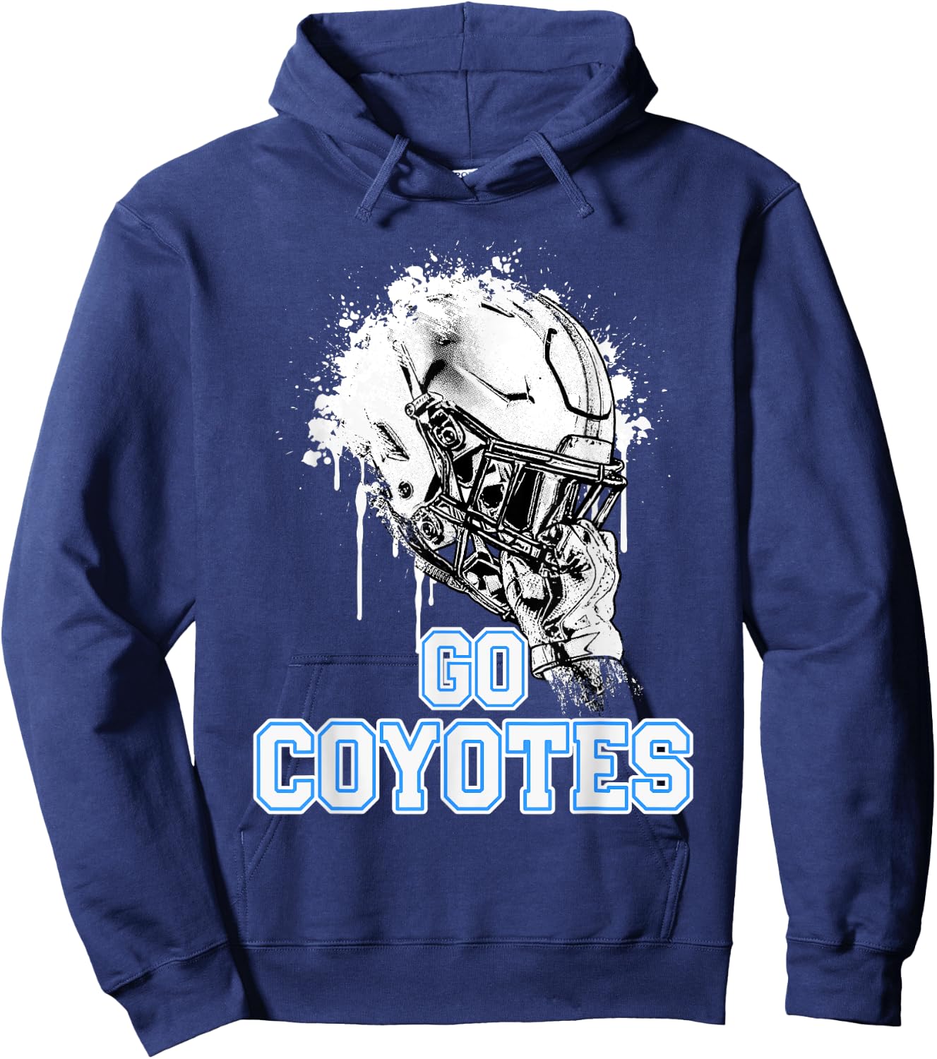 Clarksburg Coyotes Rising Helmet GO! Hoodie - Hoodie | Navy