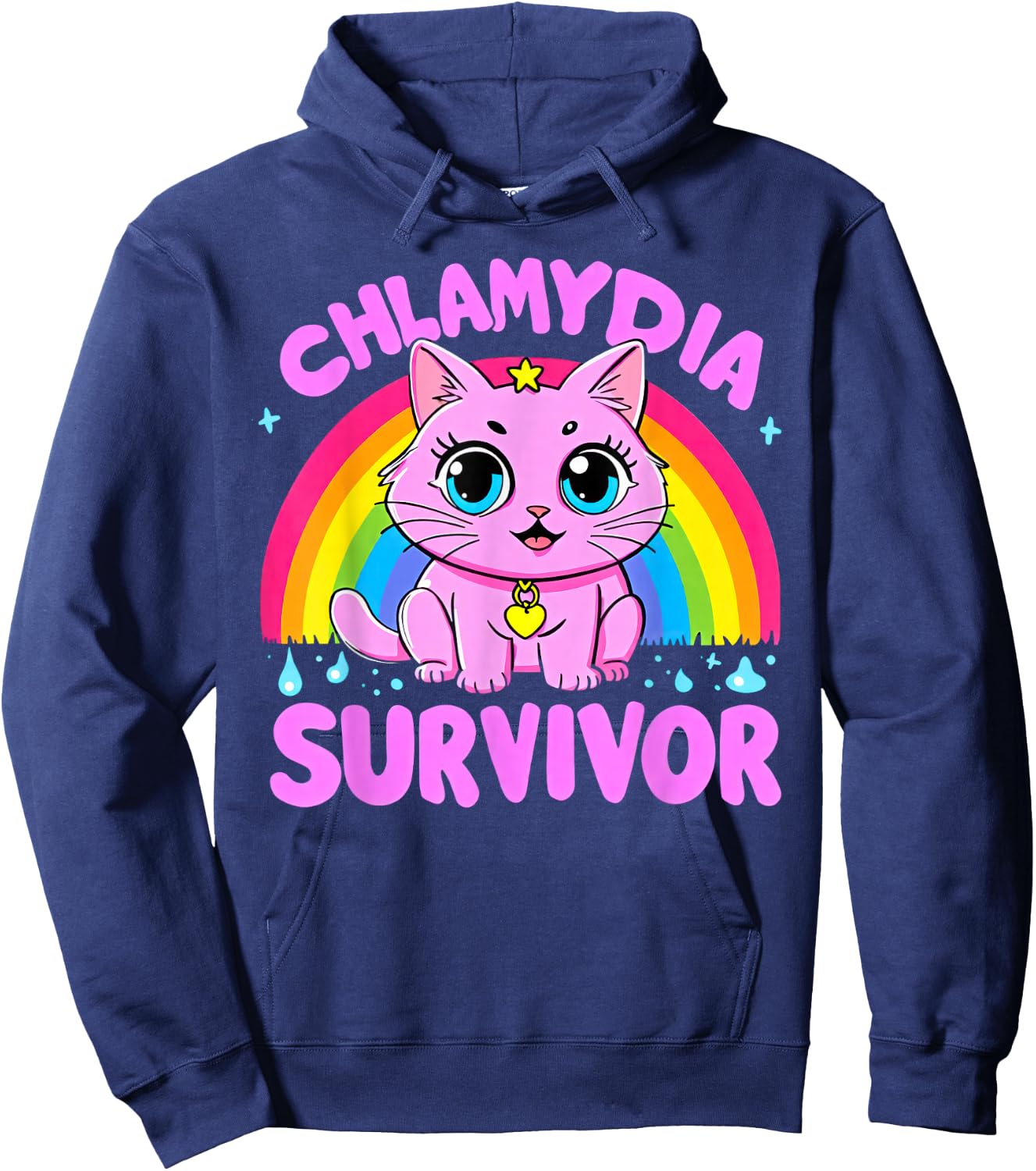 Chlamydia Survivor Hoodie - Hoodie | Navy