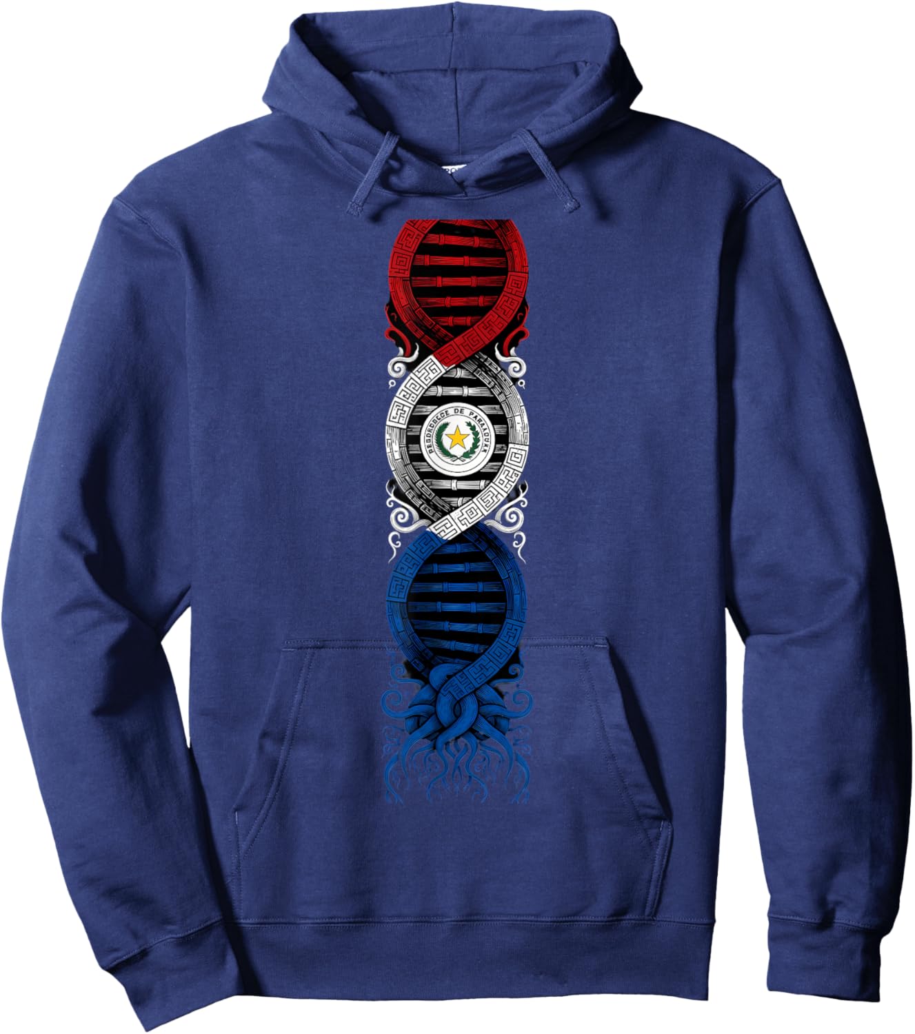 Paraguay Flag Paraguayan Roots Hoodie - Hoodie | Navy