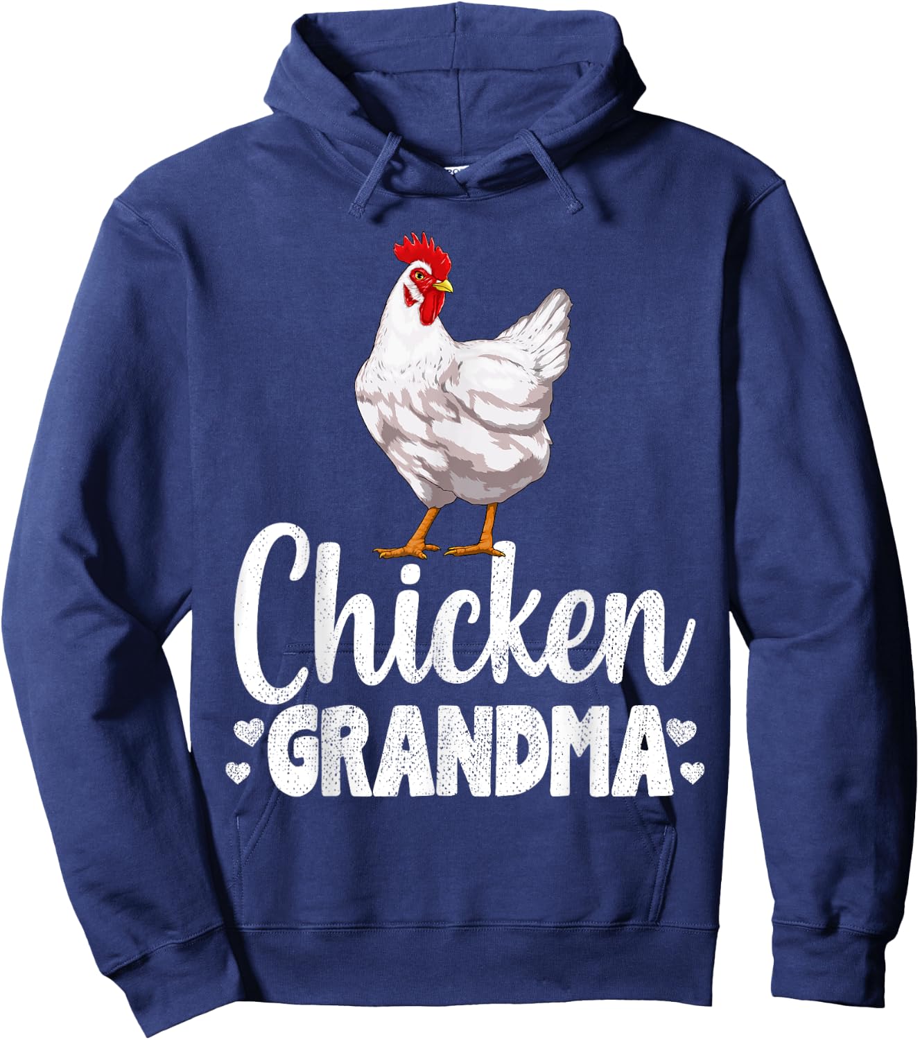 Chicken Grandma Funny Country Farm Animal Gifts Hoodie - Hoodie | Navy