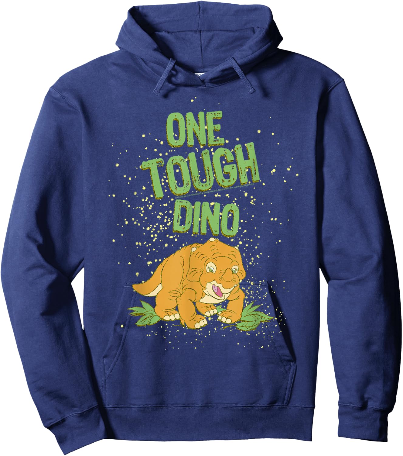 Land Before Time Cera is One Tough Dino Hoodie - Hoodie | Navy