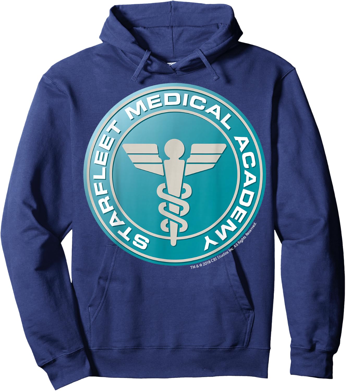 Star Trek Starfleet Medical Academy Crest Hoodie - Hoodie | Navy