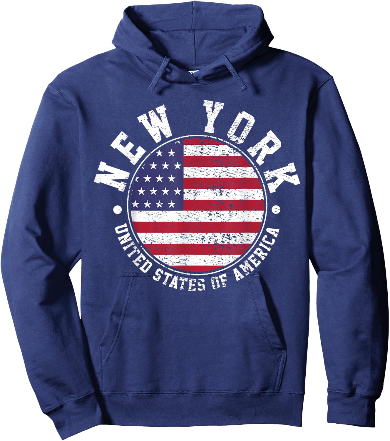 New York Vintage Hoodie - Hoodie | Navy