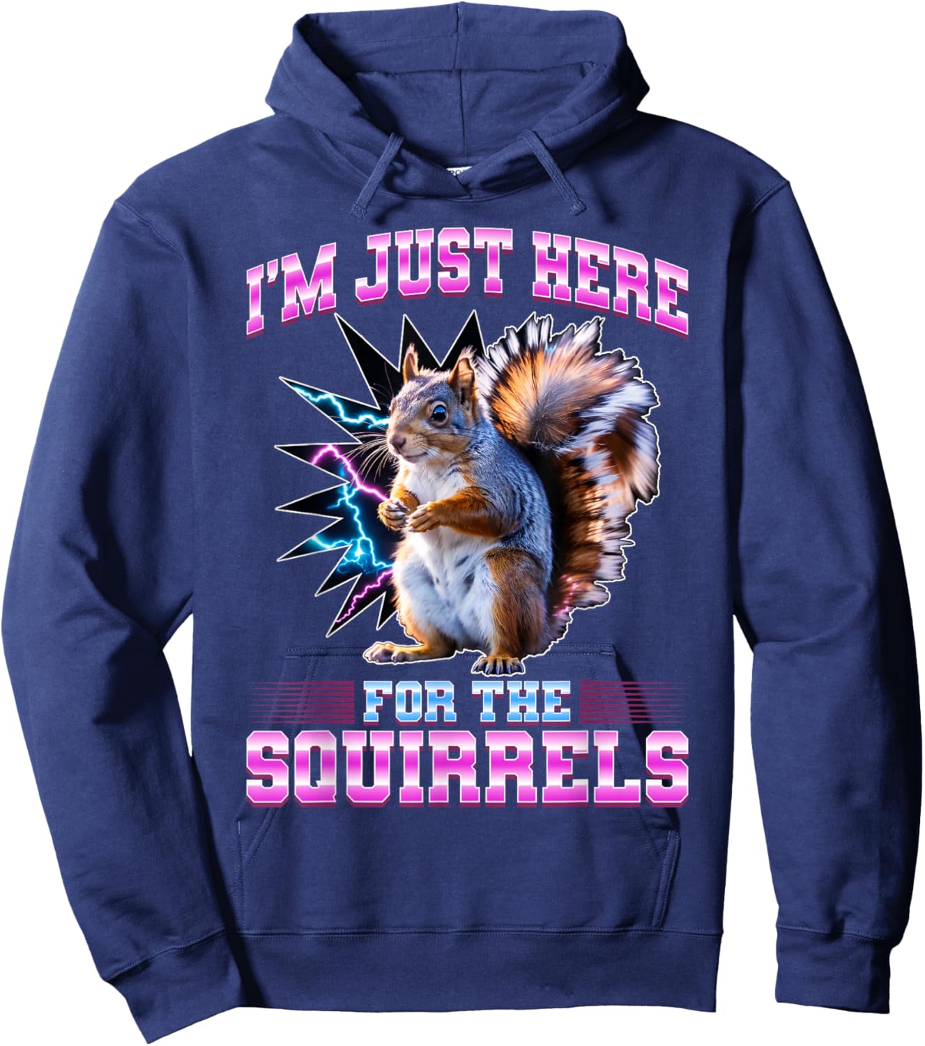 Funny Squirrel Hoodie - Hoodie | Navy