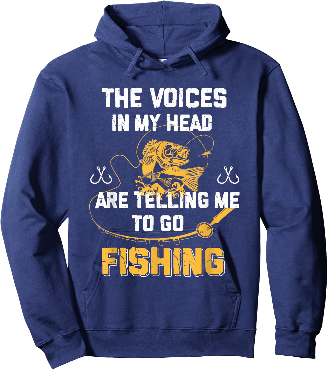 Fishing Gifts Funny Fisherman Hoodie - Hoodie | Navy