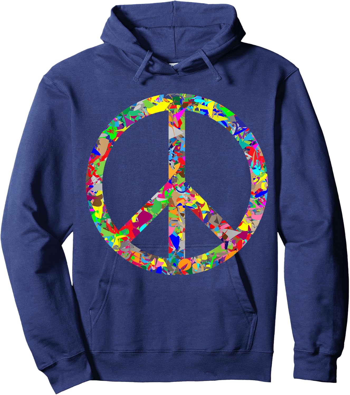 Peace Sign Hoodie - Hoodie | Navy