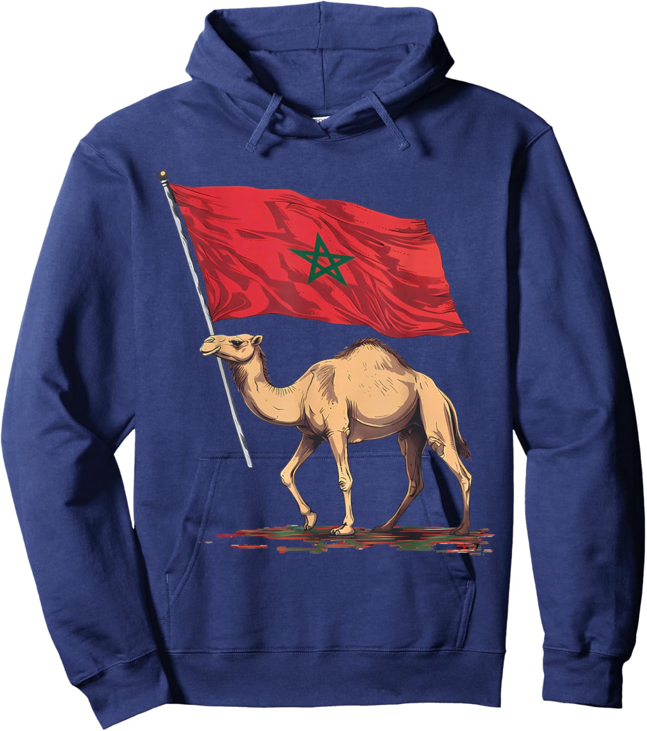 Morocco Flag Moroccan Pride Hoodie - Hoodie | Navy