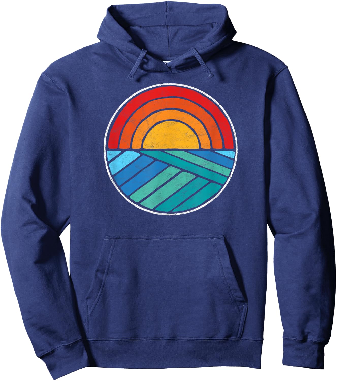 Water & Sun - Explore Nature Shirt Hoodie - Hoodie | Navy